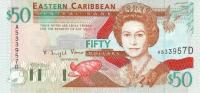p34d from East Caribbean States: 50 Dollars from 1994